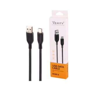 کابل تایپ سی فست شارژ Verity CB-3148T 1m